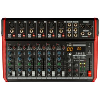 Proel PLAYMIX10 mixer audio 10 canali con effetti voce, ingresso USB e modulo Bluetooth integrato. 2