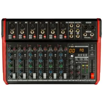 Proel PLAYMIX10 mixer audio 10 canali con effetti voce, ingresso USB e modulo Bluetooth integrato. 4