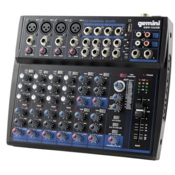 Gemini Sound Mixer analogico 12 canali - GEM12USB 2