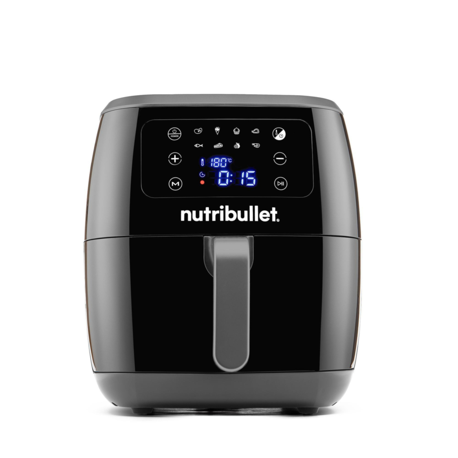 NutriBullet XXL Digital Air Fryer Singolo 7 L Indipendente 1800 W Friggitrice ad aria calda Black