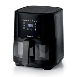 Ariete 4626 Airy Fryer 6L, Friggitrice ad aria, 1300 W, Capacità 6L, Capacità di cottura 2,5kg, 8 programmi preimpostati, Temperatura fino a 200°, Cestello trasparente per controllo cottura, Black mod.4626/00 3