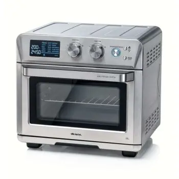 Ariete 4629 Airy Fryer 25L, Friggitrice ad aria e Forno, 1700 W, Capacità 25L, 15 funzioni di cottura, Multifunzione, Temperatura fino a 230°, Silver- mod. 4629/11 4
