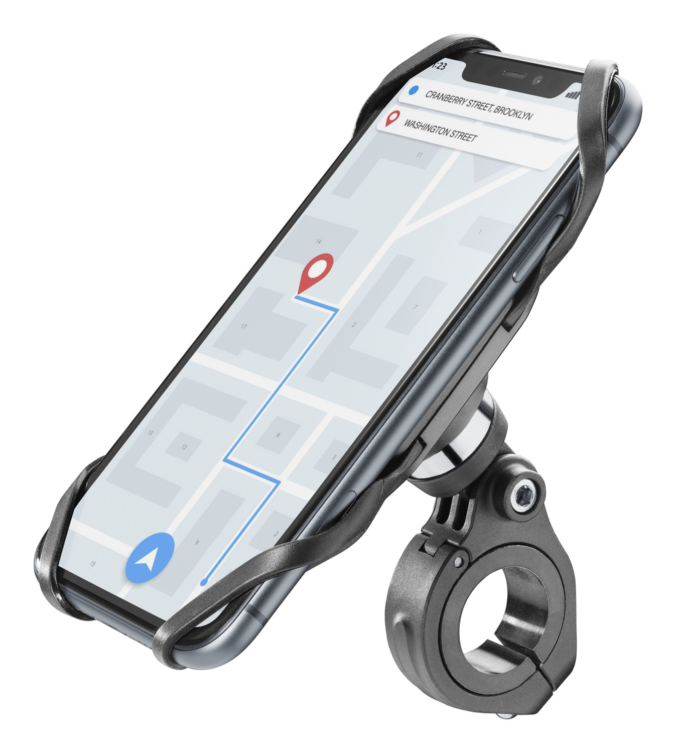 Cellularline Bike Holder Pro - Universal Supporto da manubrio