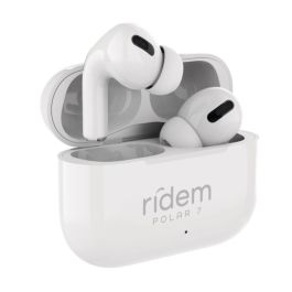 Ridem POLAR7 auricolari Bluetooth 5.2 con custodia ricaricabile di colore White 3