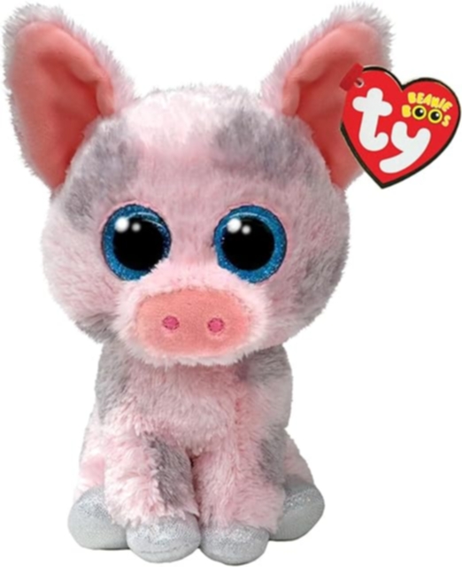 Beanie boos T37318 maialino con occhi glitterati, 15cm