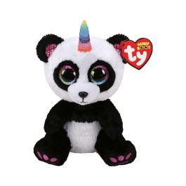 Beanie Boos 15Cm Paris (Panda Con Corno Arcobaleno) 3